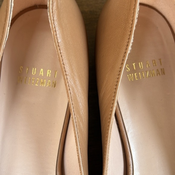 Stuart Weitzman Leather Flats Size 7.5 - Picture 10 of 13